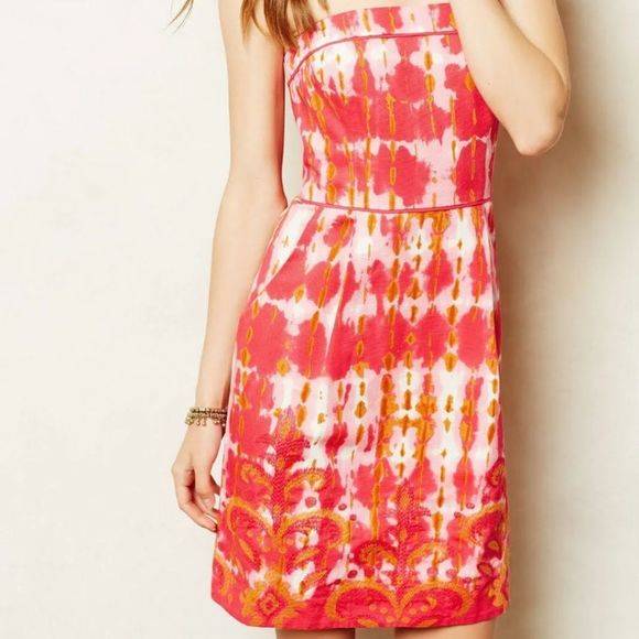 Anthropologie Dresses & Skirts - Anthropologie Tabitha Ikat Fresno Embroidered Dress